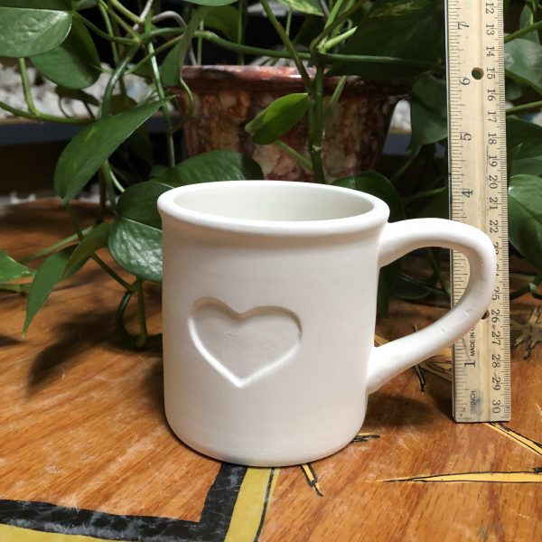 Heart Tin Mug