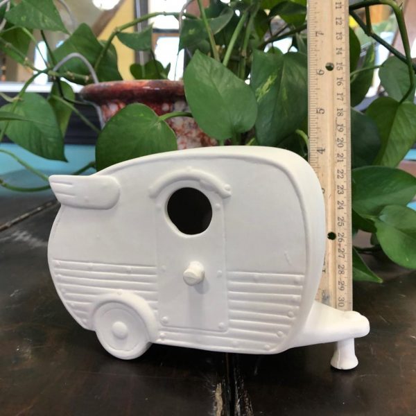 Bird House -Camper 6"W