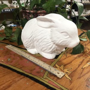 12" Long Laying Bunny