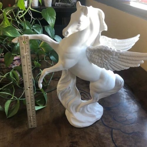 Rearing Pegasus - Alpaca Art