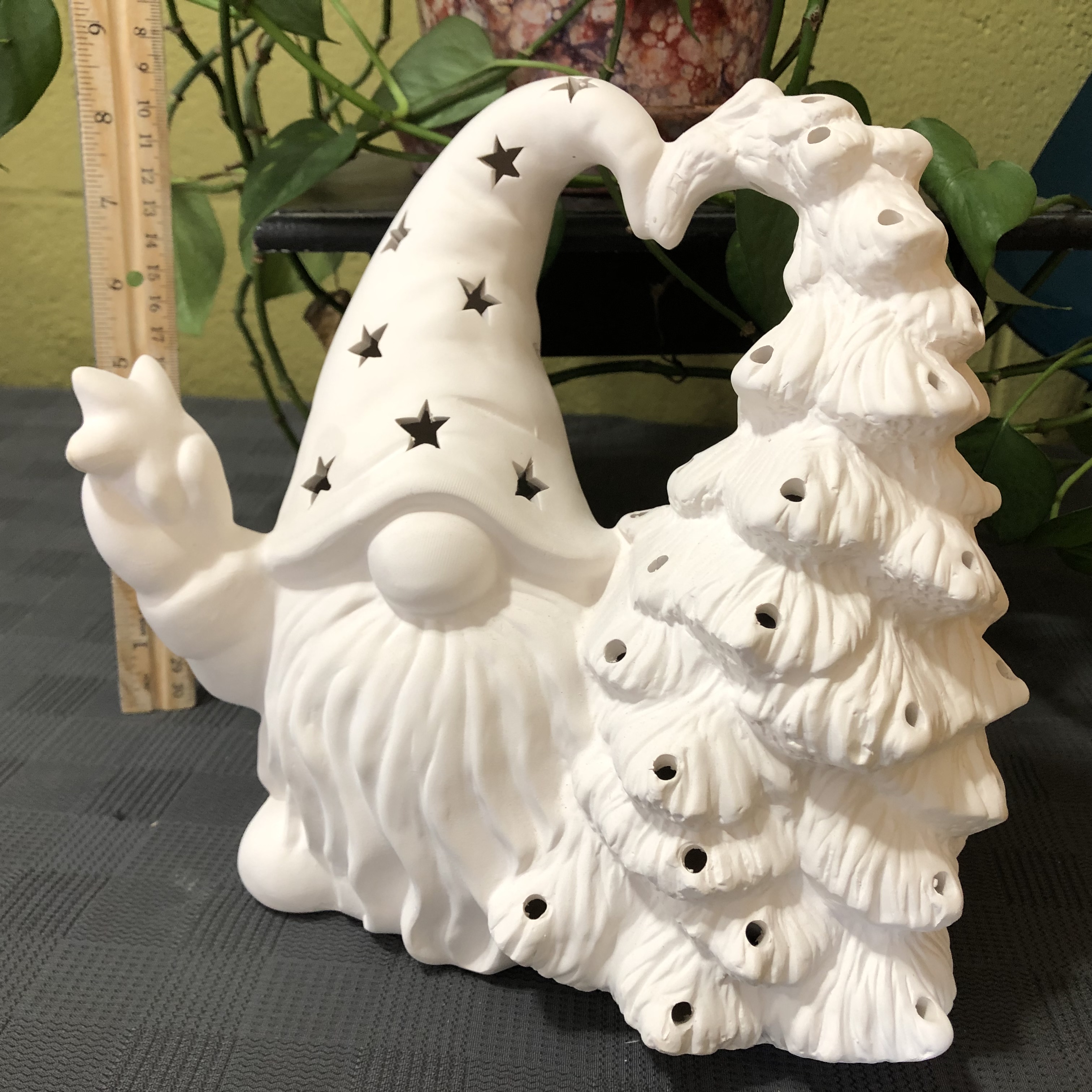 Gnome Hugging Tree Large