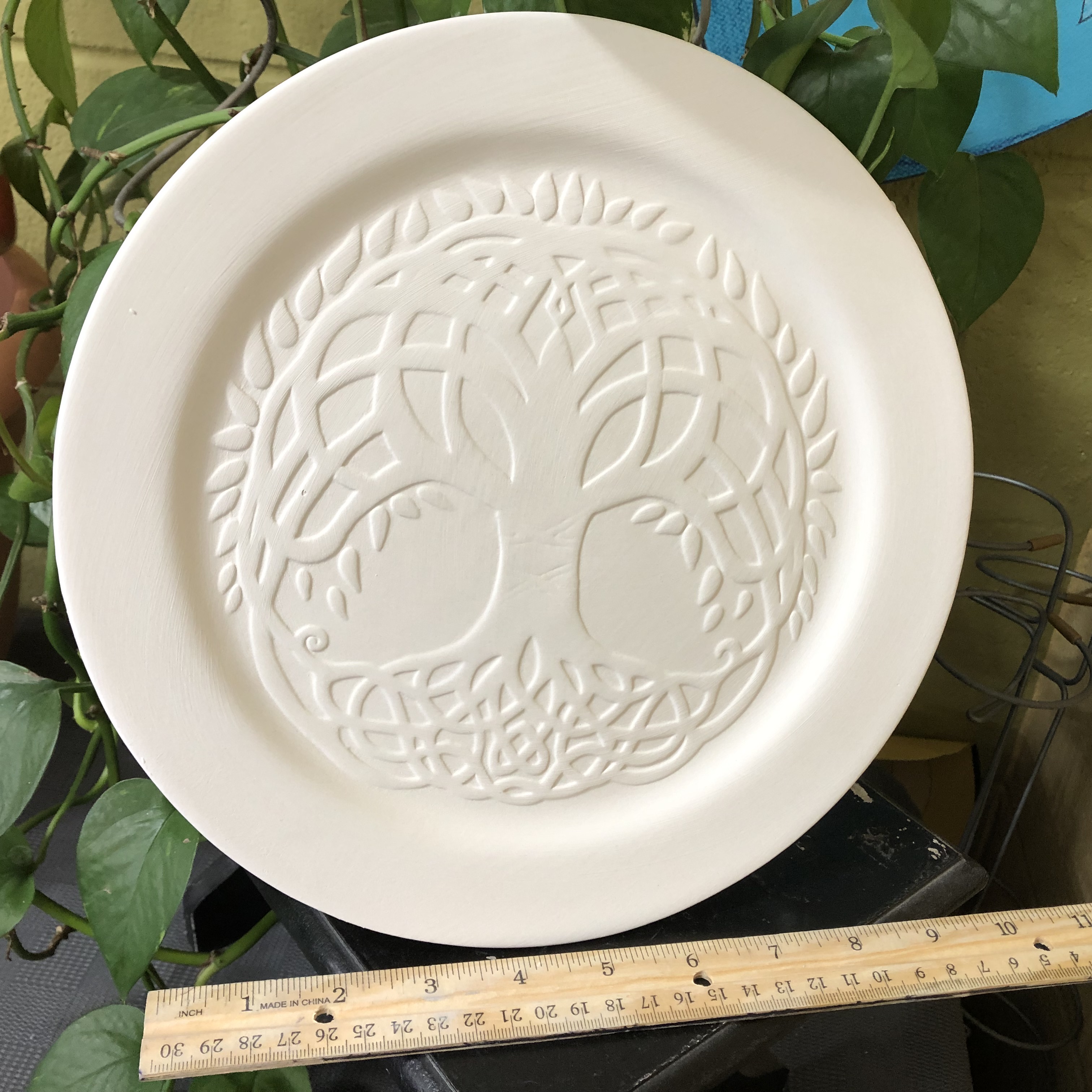Celtic Tree of Life Plate
