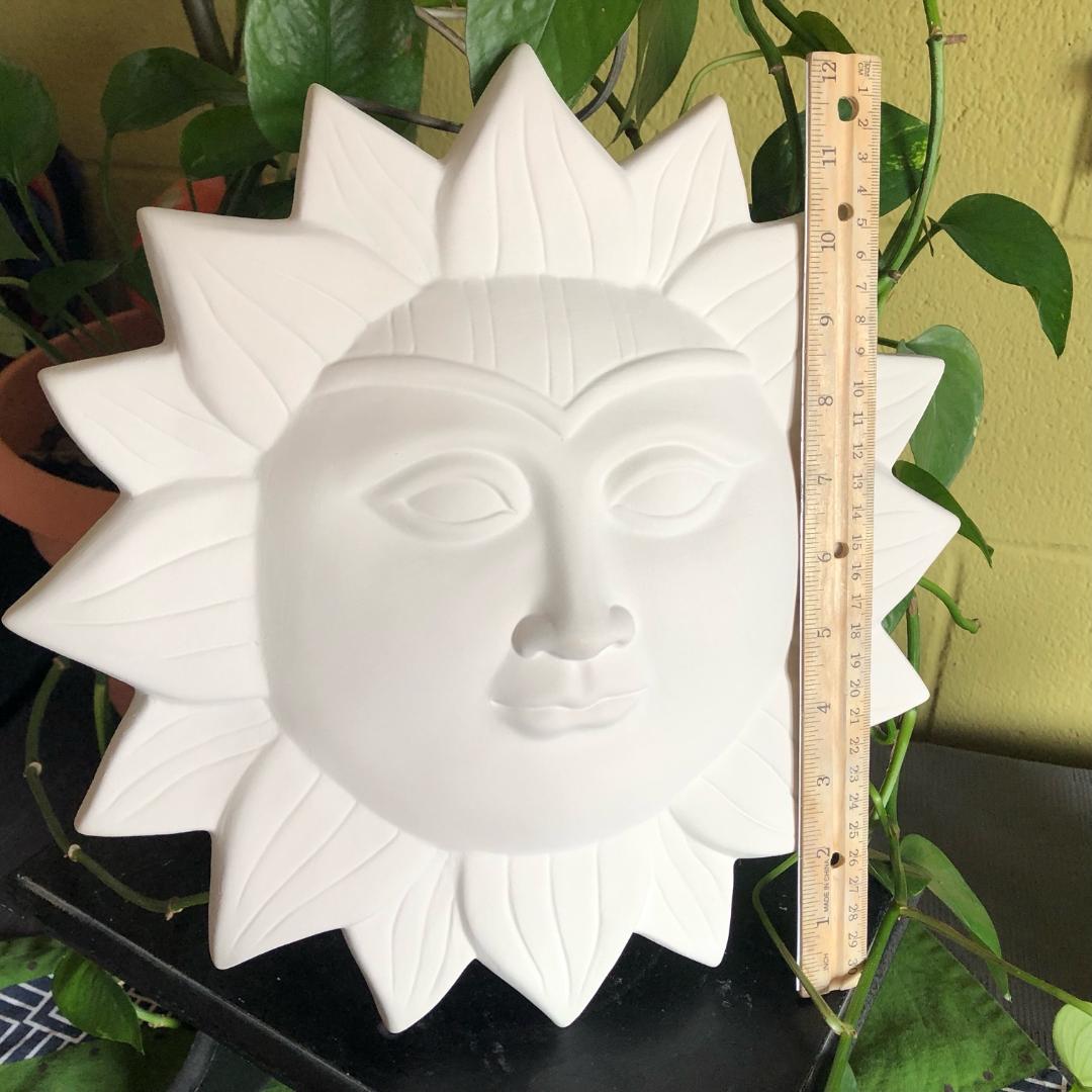 Large Sun Plaque 12"